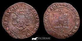 Henry IV Billon Cuartillo 3,99 g., 28 mm. Burgos 1399-1413 GVF