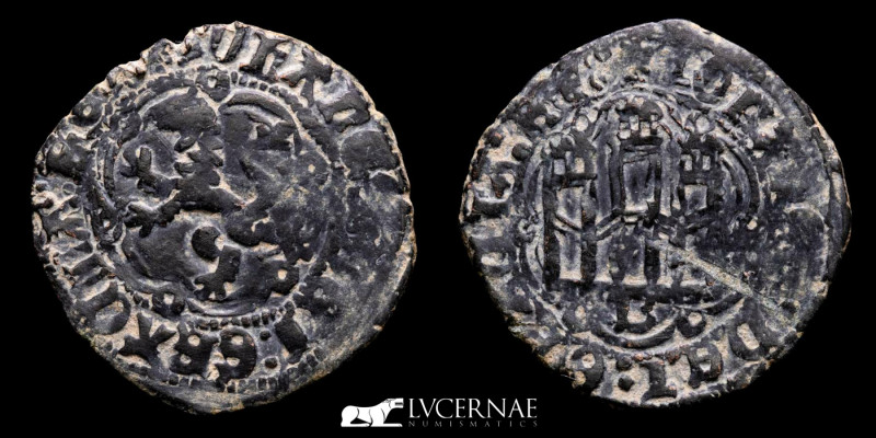 Spain - Juan II (1406-1454) Billon Blanca (2,34 g. 24 mm.). Burgos mint.

IOhANE...