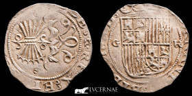 Catholic kings Silver Real 3,42 g. 24 mm. Granada. G / R 1474-1504 Extremely fine