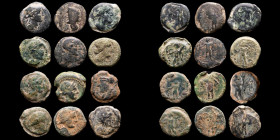 Lot comprising 12 Corduba bronze coins. Rome III-IV centuries A.D. GVF