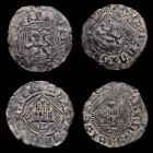 Medieval Spain - Lot of two (2) coins. VF