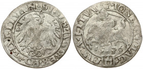 Lithuania 1 Grosz 1536 Vilnius. Sigismund I the Old(1506-1548) - Lithuanian coins; grosz 1536; Vilnius; inflection with the letter F below Pogon; endi...