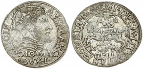 Lithuania 1 Grosz 1547 Vilnius. Sigismund II Augustus (1545-1572). Obverse: Crowned bust facing right. Reverse: Lithuanian knight on horseback; date b...