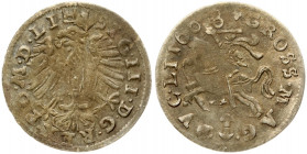 Lithuania 1 Grosz 1608 Vilnius. Sigismund III Vasa (1587-1632). Obverse: Crowned bust of Sigismund III right. Reverse: Vytis on horseback left; date i...