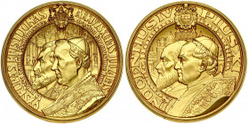 Lithuania Medal (1927) of the Foundation of the Lithuanian Ecclesiastical Province. Jubilee medal. Author Petras Rimša. Date of creation 1927 Kaunas. ...