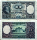 Lithuania 50 Litu 1928 Banknote. Lietuvos Bankas Kaunas 31.03.1928 № B470.362 Pick#24a