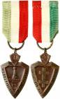 Lithuania Medal (1930) Liberation of Klaipeda. Bronze; moiré (fabric). Weight approx: 28.05 g. Diameter: 59x38 mm