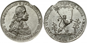 Austria Medal undated (1683) Victory over the Turks and French. Leopold I the Hogmouth (1640-1658-1705). By Johann Buchheim of Breslau; on the HRE vic...