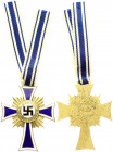 Germany Third Reich Cross (1938) of Honour of the German Mother Gold. The Cross of Honour of the German Mother (German: Ehrenkreuz der Deutschen Mutte...