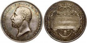 Great Britain Medal (1895) by L.C. Wyon. Obverse: H.R.H THE PRINCE OF WALES K.G. PRESIDENT. Head left. Reverse : CITY AND GUILDS OF - LONDON INSTITUTE...