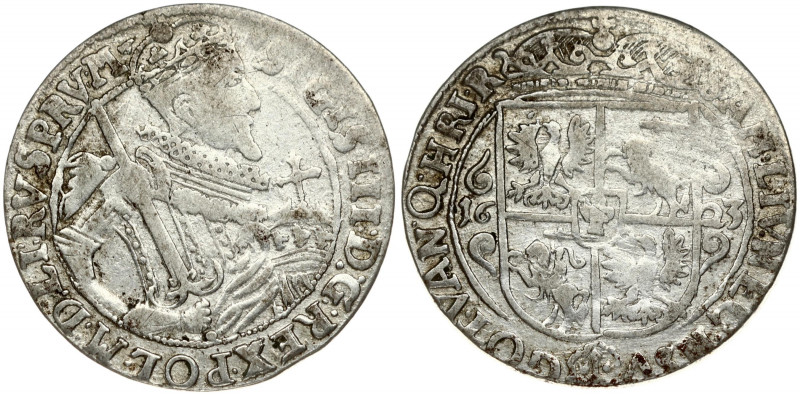 Poland 1 Ort 1623 Bydgoszcz. Sigismund III Vasa (1587-1632). Obverse: Crowned ha...