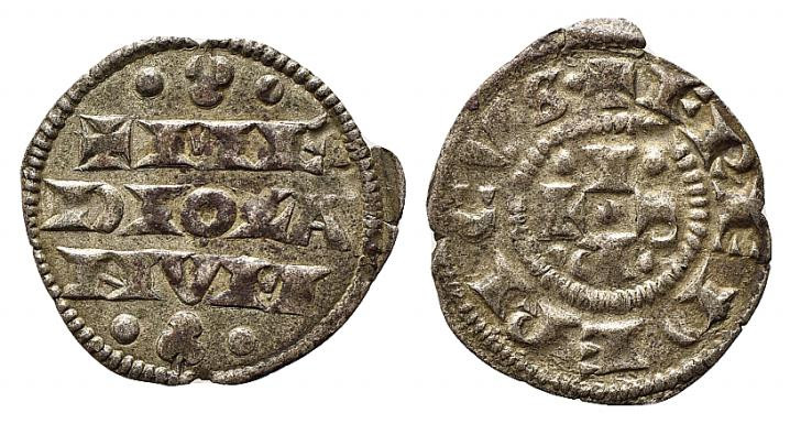 MILANO. Monetazione comunale a nome di Federico (1240-1310). Denaro Imperiale pi...
