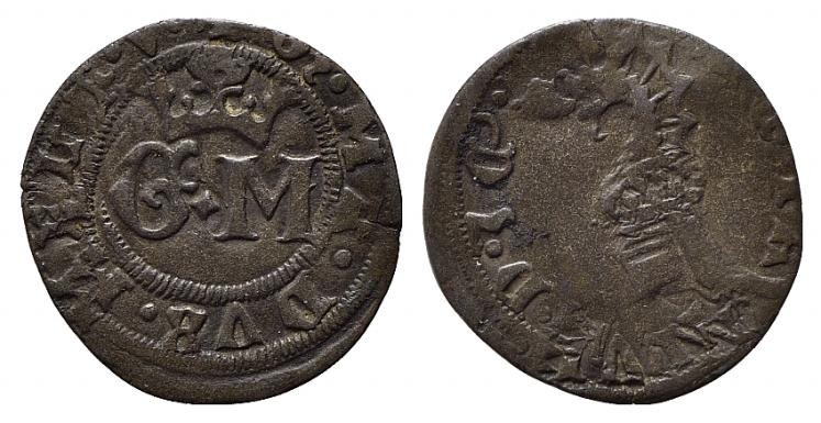 MILANO. Galeazzo Maria Sforza (1468-1476). Trillina Mi (0,93 g). MIR 210. BB