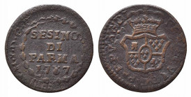 PARMA. Ferdinando I di Borbone. Sesino 1787. MIR 1088/6. qBB