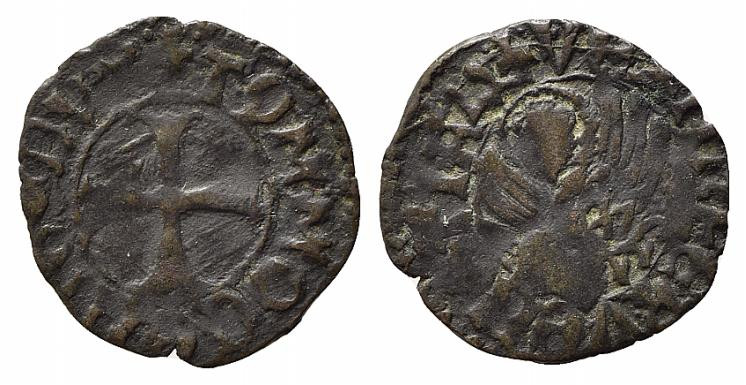 VENEZIA. Tomaso Mocenigo (1414-1423). Tornesello Mi (0,77 g). Mont. 155; Paol. 6...