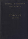 A.A.V.V. - Corpus Nummorum Italicorum; Vol. XI Toscana ( Firenze ). Roma, 1930. Pp. 508, tavv.34. ril. ed originale taglio dorato buono stato.