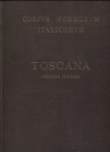 A.A.V.V. - Corpus Nummorum Italicorum; Vol. XI Toscana zecche minori. Roma 1929. pp. 452, tavv. 27. ril. editoriale, dorso sciupato buono stato,