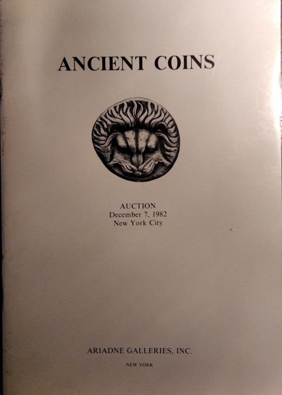 ARIADNE GALLERIES INC New York – Auction 15 september 1982. Ancient coins. Pp. 5...