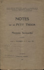 HOLLANDE E. - Notes sur un petit tresor de monnaies savoyardes. Chambery, 1922. Pp. 12, tavv. 1. Ril ed buono stato raro. Con vecchi appunti manoscrit...