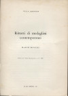 JOHNSON V. - MARIO MOSCHI. Ritratti di medaglisti contemporanei. Mantova, 1969. Pp. 6, ill. nel testo. ril ed buono stato, raro.