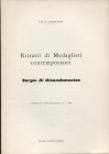 JOHNSON V. – SERGIO DI GIANDOMENICO. Ritratti di medaglisti contemporanei. Mantova, 1970. Pp. 6, ill. nel testo. ril. ed buono stato.