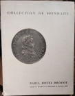 BOURGEY E. – Paris, 23-25 febbraio 1970. Collection de monnaies romaines et françaises. pp. 102, nn. 826, tavv. 30