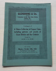 Glendining & Co. Catalogue of A Choice Collection of Copper Coins, including Patterns and Proofs, of Great Britain and the Colonies, Formed by Major A...