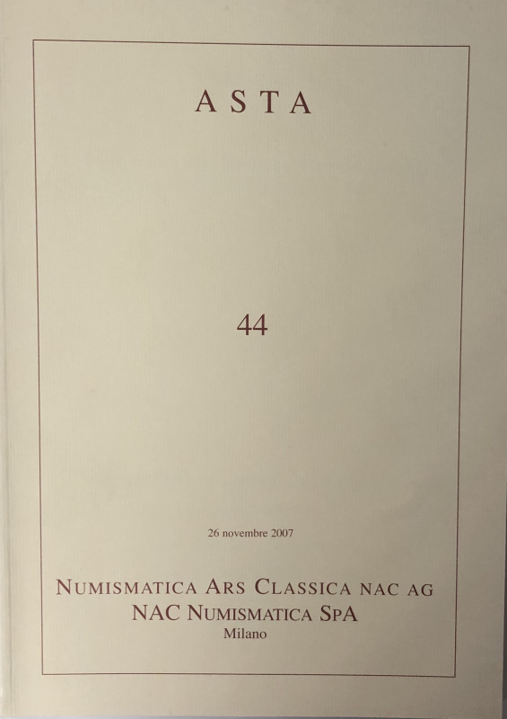 Nac – Numismatica Ars Classica. Auction no. 44. Interessante serie di Monete di ...