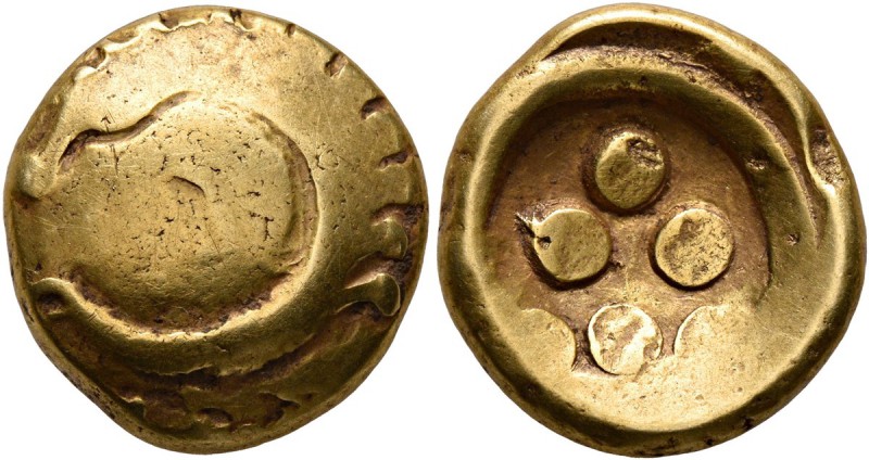 CELTIC, Central Europe. Vindelici. 1st century BC. Stater (Gold, 16 mm, 7.32 g),...