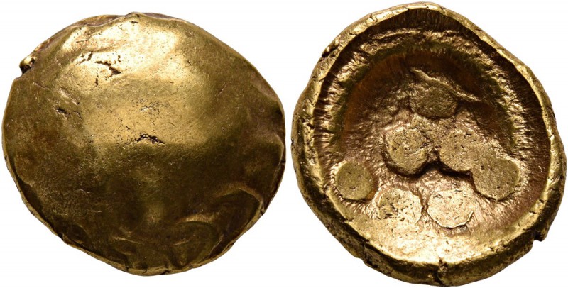 CELTIC, Central Europe. Vindelici. 1st century BC. Stater (Gold, 17 mm, 7.38 g),...