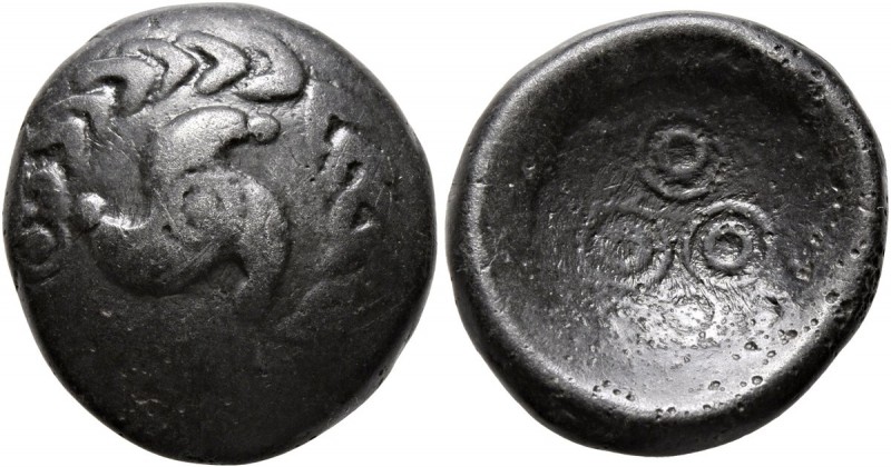 CELTIC, Central Europe. Vindelici. 1st century BC. Stater (Billon, 17 mm, 4.69 g...