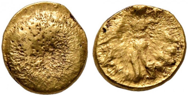 CELTIC, Central Europe. Boii. 1st century BC. 1/24 Stater (Gold, 6 mm, 0.34 g), ...