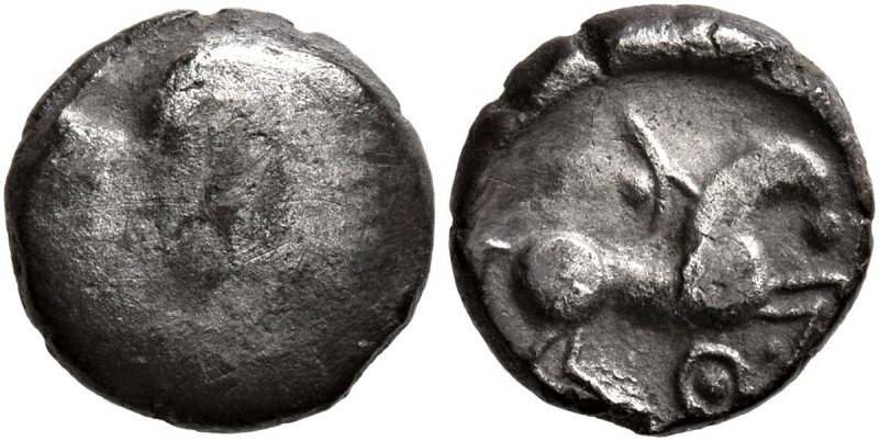 CELTIC, Central Europe. Boii. 1st century BC. Obol (Silver, 9 mm, 0.88 g), 'Rose...