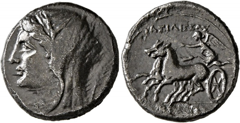 SICILY. Syracuse. Philistis, wife of Hieron II , 275-215 BC. 5 Litrai (Silver, 1...