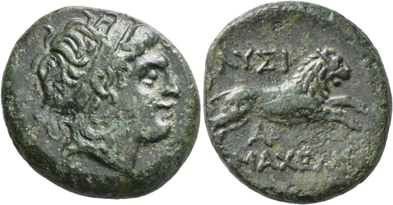 THRACE. Lysimacheia. Circa 309-220 BC. AE (Bronze, 25 mm, 13.75 g, 3 h). Diademe...