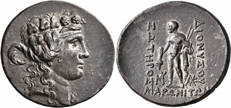 THRACE. Maroneia. Circa 189/8-49/5 BC. Tetradrachm (Silver, 33 mm, 16.73 g, 12 h...