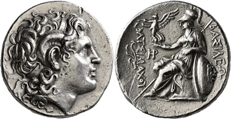 KINGS OF THRACE. Lysimachos, 305-281 BC. Tetradrachm (Silver, 29 mm, 16.70 g, 12...