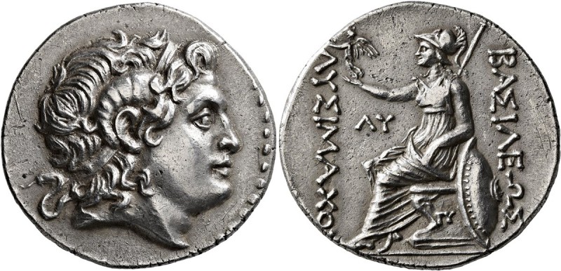 KINGS OF THRACE. Lysimachos, 305-281 BC. Tetradrachm (Silver, 31 mm, 16.67 g, 12...