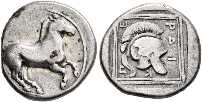 KINGS OF MACEDON. Perdikkas II, 451-413 BC. Tetrobol (Silver, 14 mm, 2.04 g, 9 h...