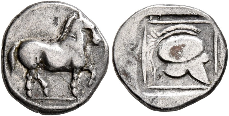 KINGS OF MACEDON. Perdikkas II, 451-413 BC. Tetrobol (Silver, 13 mm, 1.95 g, 3 h...