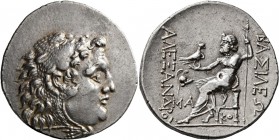 KINGS OF MACEDON. Alexander III ‘the Great’, 336-323 BC. Tetradrachm (Silver, 33 mm, 16.76 g, 1 h), Mesembria, circa 175-125. Head of Herakles to righ...
