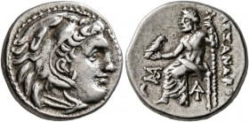 KINGS OF MACEDON. Alexander III ‘the Great’, 336-323 BC. Drachm (Silver, 16 mm, 4.08 g, 12 h), Magnesia ad Maeandrum, struck by Antigonos I Monophthal...