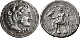 KINGS OF MACEDON. Alexander III ‘the Great’, 336-323 BC. Tetradrachm (Silver, 26 mm, 17.13 g, 5 h), Tyre, struck under Menon or Menes, circa 332/1-328...