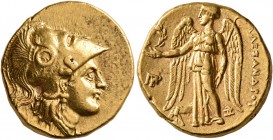 KINGS OF MACEDON. Alexander III ‘the Great’, 336-323 BC. Stater (Gold, 18 mm, 8.63 g, 6 h), Ekbatana, struck under Seleukos I, circa 311-295. Head of ...