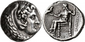 KINGS OF MACEDON. Philip III Arrhidaios, 323-317 BC. Tetradrachm (Silver, 23 mm, 17.09 g, 6 h), Susa, struck under Koinos, circa 322-320. Head of Hera...