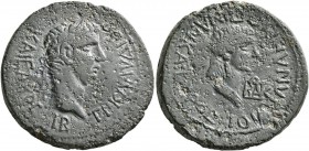 KINGS OF BOSPOROS. Cotys I, 45/6-68/9. 12 Units (Bronze, 24 mm, 8.03 g, 12 h). TI KΛAYΔIOY KAIΣAPOC IB Laureate head of Claudius to right. Rev. IOYΛIA...