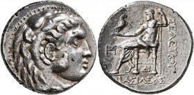 SELEUKID KINGS OF SYRIA. Seleukos I Nikator, 312-281 BC. Tetradrachm (Silver, 26 mm, 17.18 g, 4 h), Seleukeia on the Tigris, circa 300-296/5 BC. Head ...