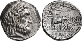 SELEUKID KINGS OF SYRIA. Seleukos I Nikator, 312-281 BC. Tetradrachm (Silver, 26 mm, 16.85 g, 6 h), uncertain mint in the East, after circa 296/5. Lau...