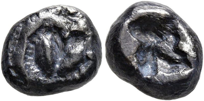 KYRENAICA. Kyrene. Circa 550-500 BC. Hemidrachm (Silver, 9 mm, 1.84 g), Attic st...