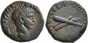 PONTUS. Heracleopolis (as Sebastopolis). Trajan , 98-117. Hemiassarion (Bronze, 17 mm, 5.00 g, 4 h), CY 109 = 106/7 AD. [AYT NEP] TPAIANOC K[AICAP CE ...